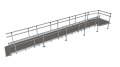 Modular Kit with Platform and Double Height Handrails (1500mm x 7600mm long)