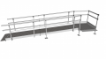 Modular Kit with Platform and Double Height Handrails (1500mm x 5700mm long)