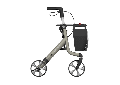 Space LX Rollator with bag grey side view