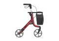 red LX Rollator with bag grey