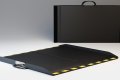 Foldable wheelchair ramp