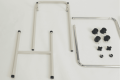 unassembled adjustabled bed table