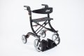 4 wheeled walker with bag and seat