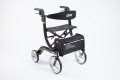 Drive four wheeled walker with bag and seat