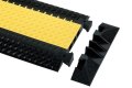 Adam Hall Cable protector 3 channels end piece with connector compatible with 3-channel cable ramp
