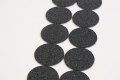 Black anti-slip discs for decking