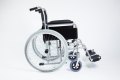 Side view of the manual wheelchair