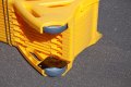 Plastic Expandable Safety Barrier on Wheels (Expands to 3.9m)