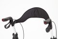 Refecltors on handles and wide backrest