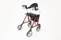 Rear view of the rollator walker
