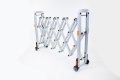 Aluminium barrier on wheels