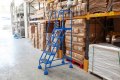 Warehouse ladder in warehouse