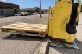 Pallet truck ramp loading pallet up kerb 