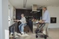 Saljol indoor rollator in kitchen