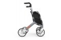 Let shop rollator with bag and four wheels 