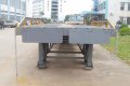 Hinged plate on the yard ramp 