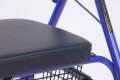 Blue rollator frame 