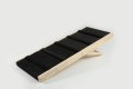 Side view of the wooden pet ramp 