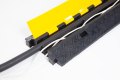 2 cable cable cover with antislip surface