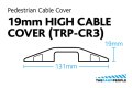 Cable cover channel size 