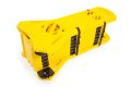 Yellow Expandable Barrier on Wheels (Expands to 3.85m)