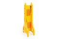 Plastic Expandable Safety Barrier Black & Yellow (Expands up to 2.3m) - Water Filled 