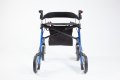 Blue rollator
