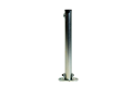 Silver folding parking bollard 