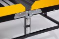 Portable platform hinges
