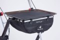 Rollator with bag and tray 