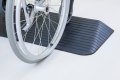 front view of rubber threshold ramp