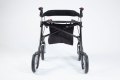 Back view of the rollator 