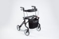 Adjustable height rollator 