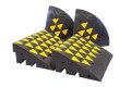 Kerb ramp kit, includes end caps 