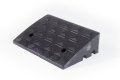 Black rubber kerb ramp