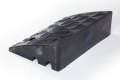 Back of black rubber kerb ramp