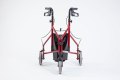 Aluminium 3 Wheel Rollator Tri-Walker with bag, basket and tray