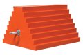 Checkers wheel chock orange