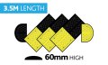 3.5M Heavy Duty Speed Bump Middle with Steel Plate (3500mm x 450mm x 60mm)
