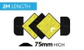 75mm High Speed Bump Kit 2.0M