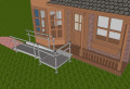 2.5m ramp with handrails 