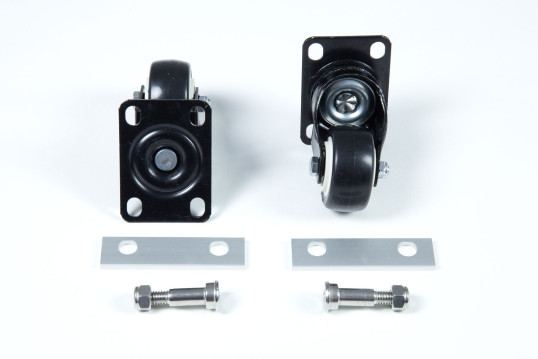 Rollable ramp wheels and fixings