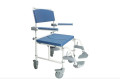 Blue Transit shower commode