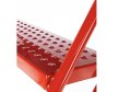 Anti-slip surface on the steel step ladder 