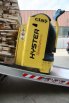 Pallet truck resting on viper loading ramp 