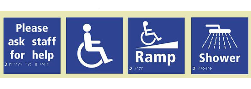 signs for disabled access