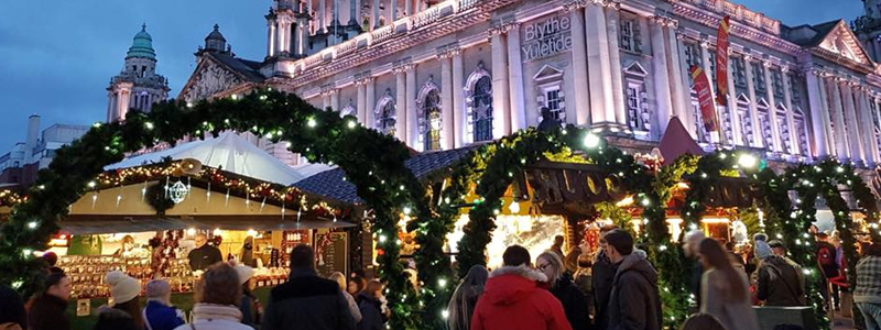 Belfast accessible Christmas Market is the centre of the beautiful city