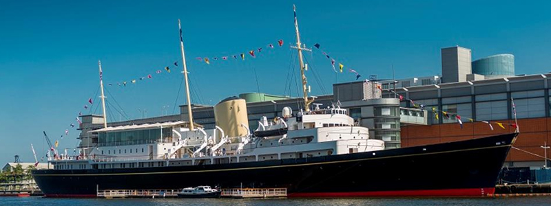 The Royal Yacht Britannia is surprisingly accessible for a boat