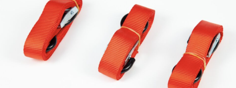Red safety straps