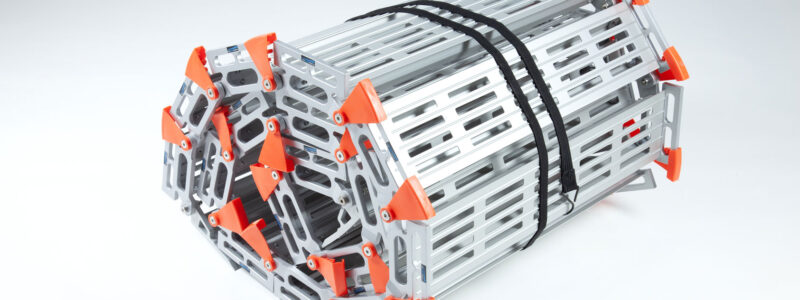 Portable wheelchair ramp rolls for storage and transport